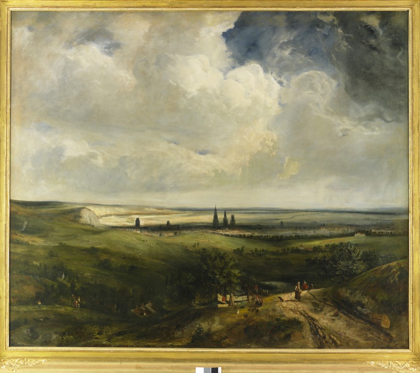 Vue générale de Rouen, prise du Mont-aux-Malades | Musée des Beaux-Arts